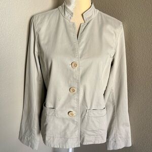 Eileen Fisher beige 3 bottoms jacket M